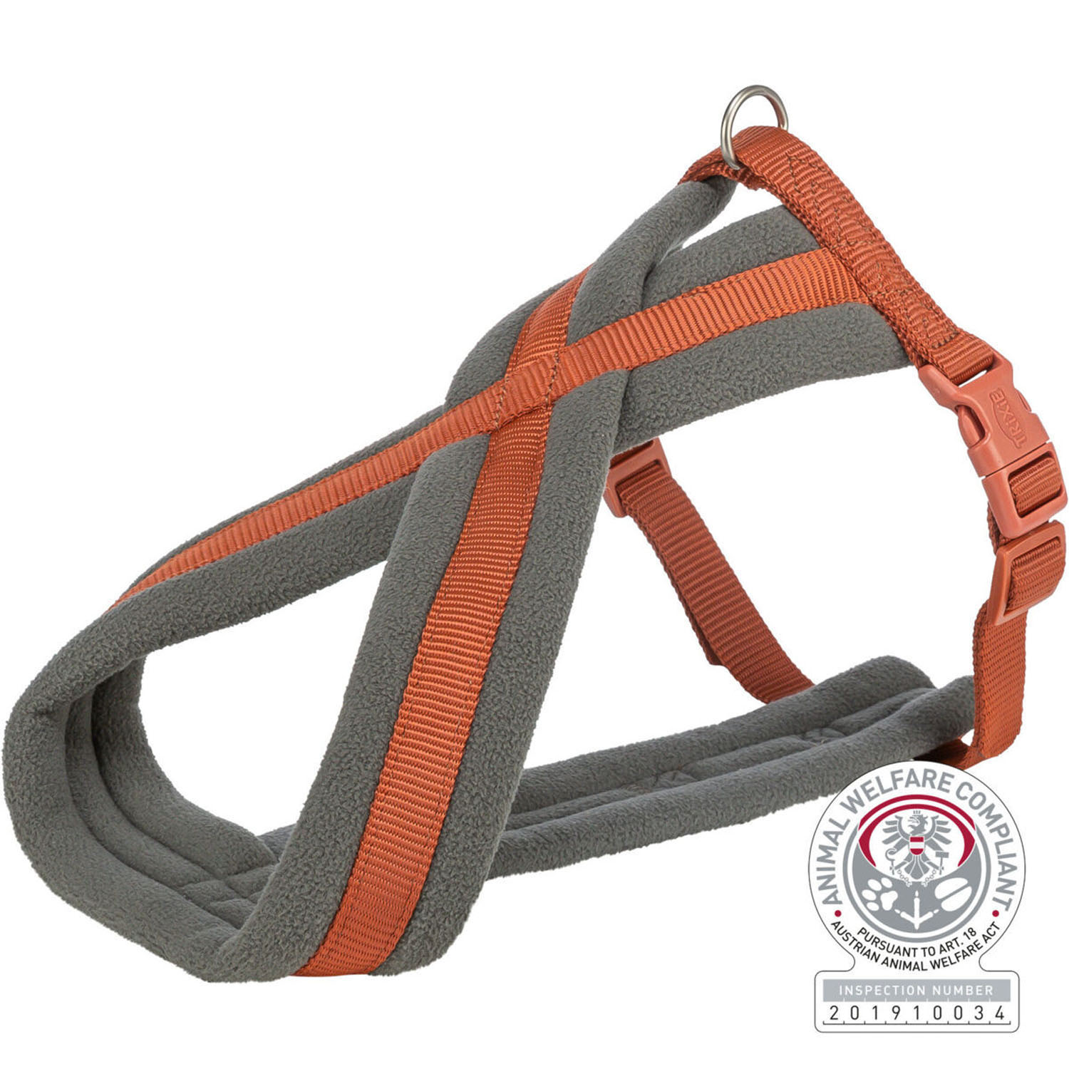 Dog Harness Trixie Confort New Premium Orange S/M