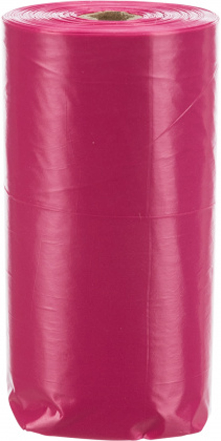 20 Bolsitas de basura para Perros con Aroma a Rosa, 4 rollos, Rosa - Imagen 2