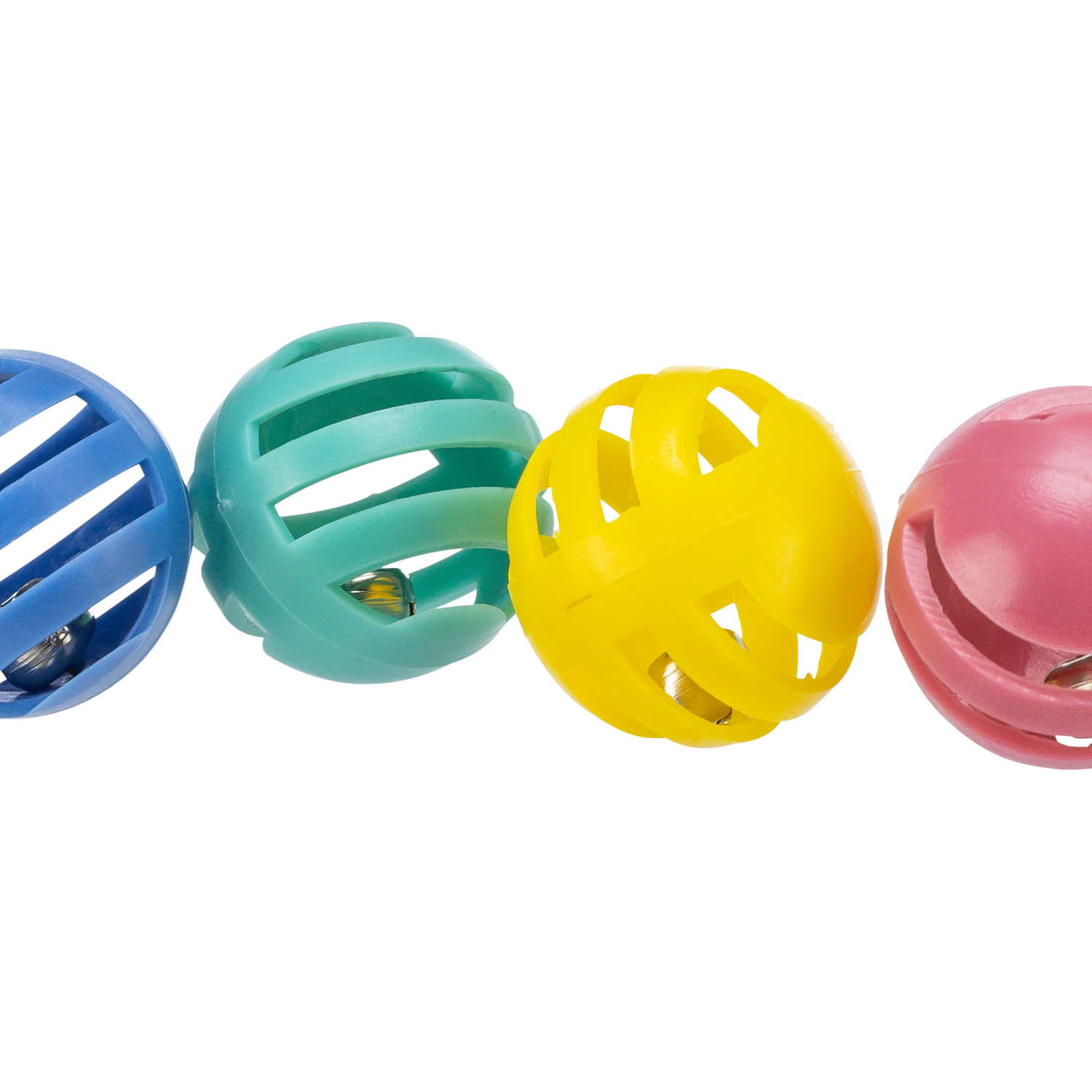 4 Pelotas sonajero, Plástico, ø4 cm, Multicolor - Imagen 9
