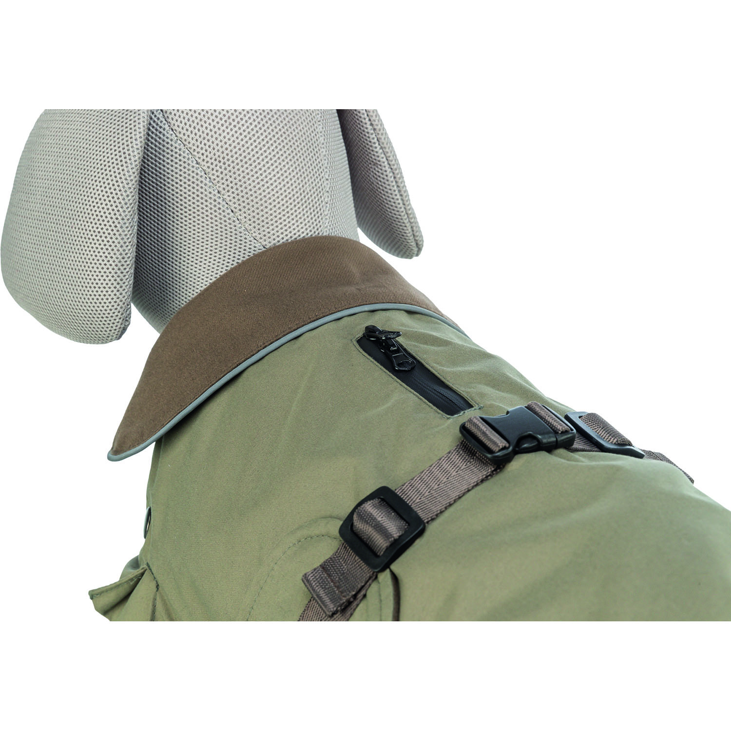 Abrigo Hermy, S, 43 cm, Verde oliva - Imagen 5