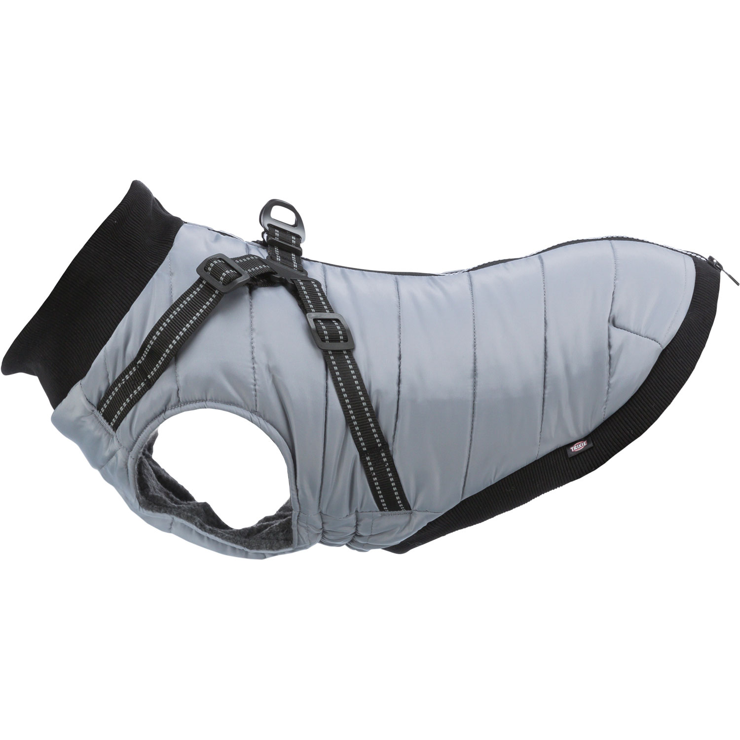Abrigo Pontis con arnés , XXS: 24 cm, gris - Imagen 3