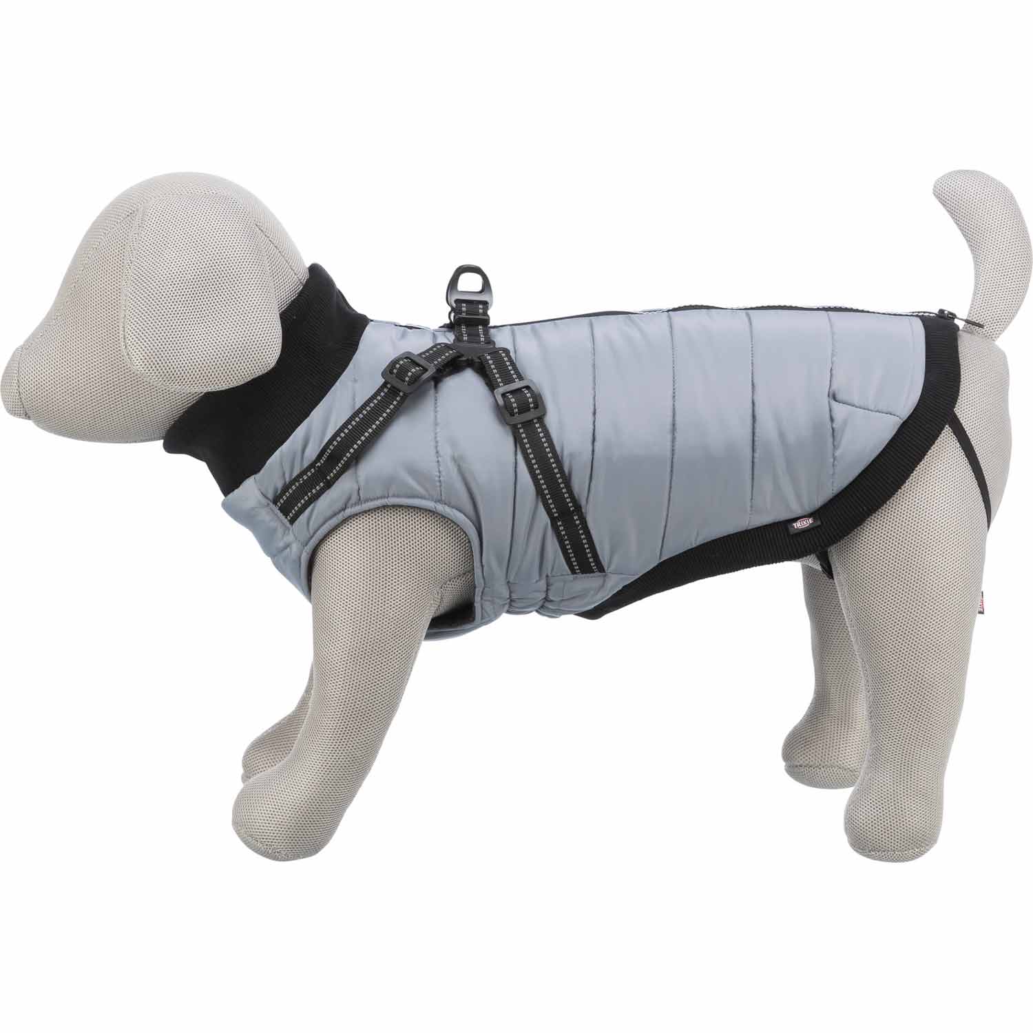 Abrigo Pontis con arnés , XXS: 24 cm, gris