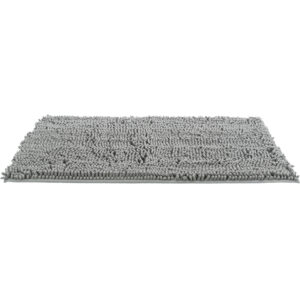 Alfombrilla Absorbe Suciedad, impermeable, 60 × 50 cm, Gris