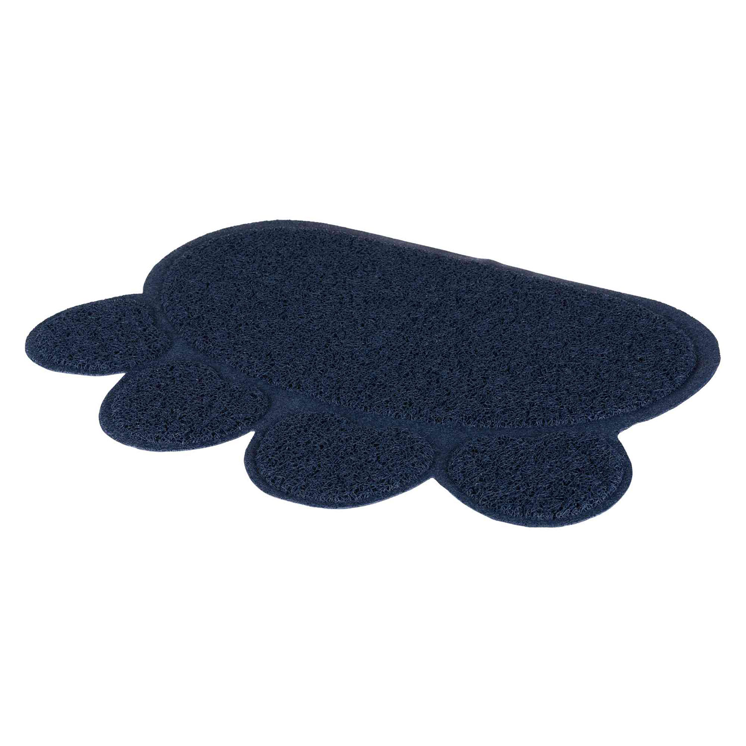 Alfombrilla bandeja, Huella, PVC, 60 × 45 cm, Azul Oscuro