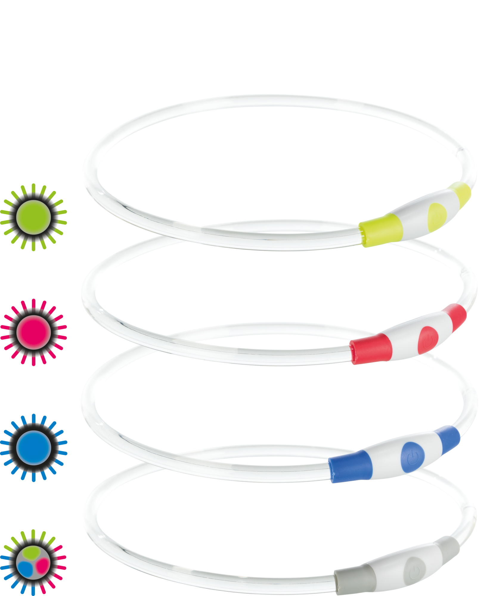 Anillo Luz Flash USB, L–XL: 65 cm/ø 8 mm, Multicolor - Imagen 2
