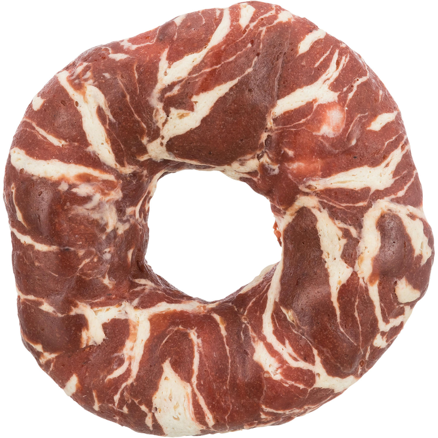 Anillo Masticable Ternera Veteada Denta Fun, a granel, ø 10 cm, 110 g