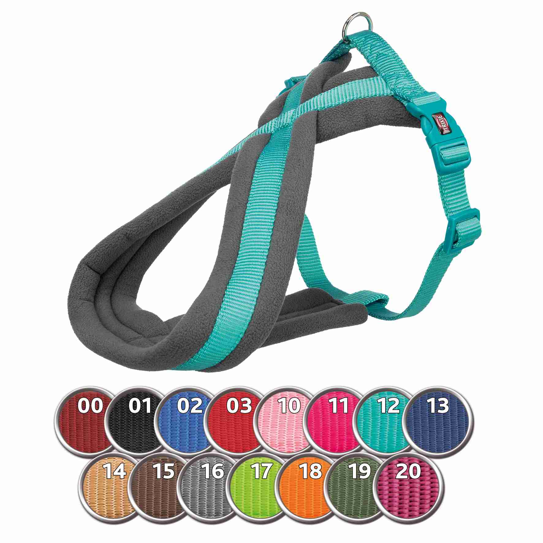 Arnés Confort NEW Premium, M, 45–70 cm/25 mm, Caramelo - Imagen 2