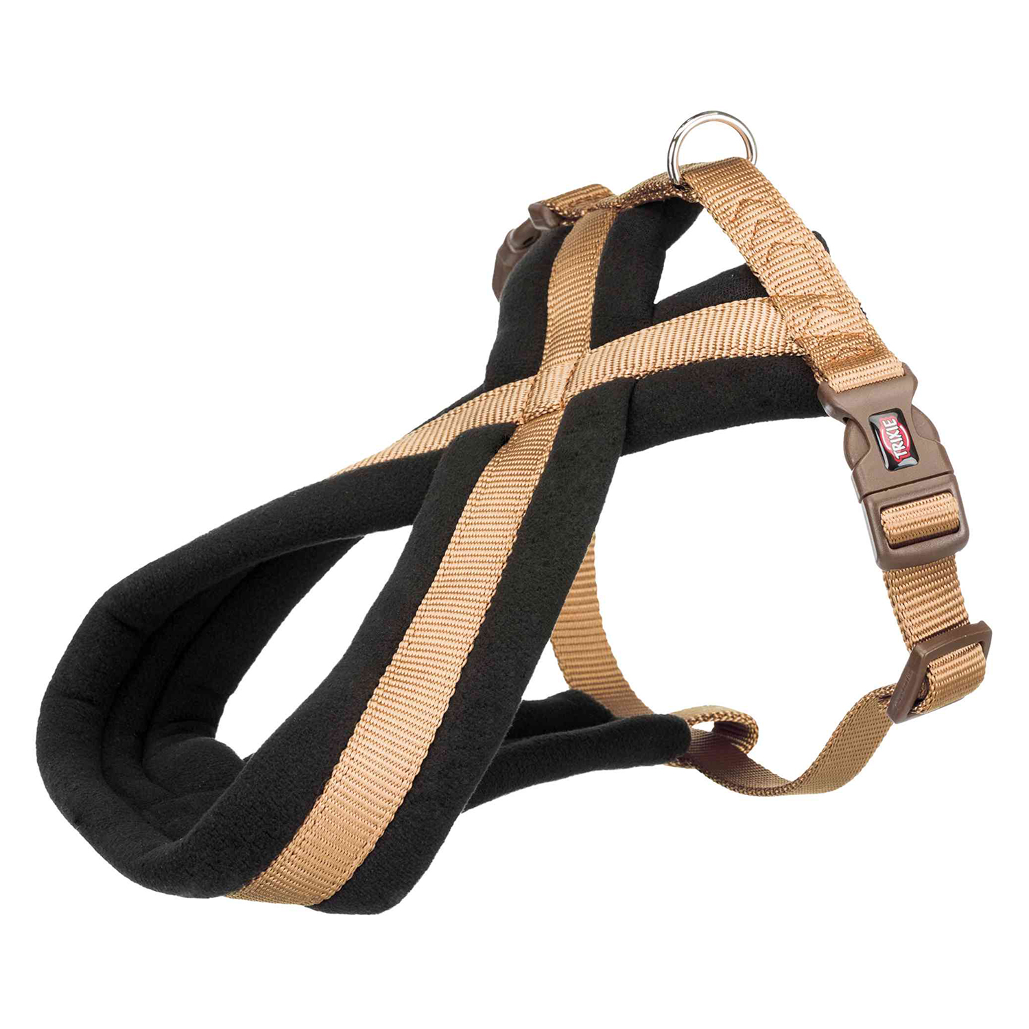 Arnés Confort NEW Premium, M, 45–70 cm/25 mm, Caramelo