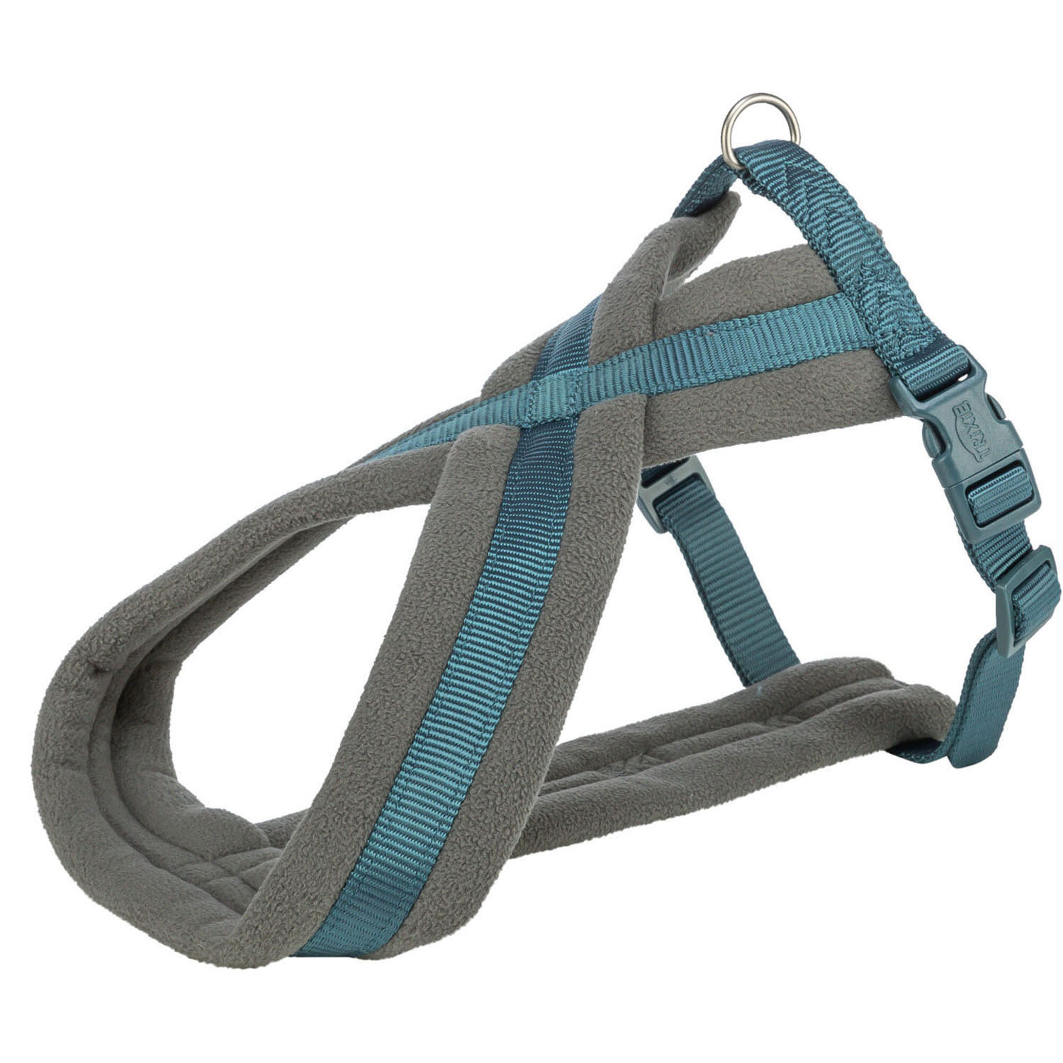 Arnés Confort Premium, S–M, 40–70 cm/20 mm, Azul petróleo
