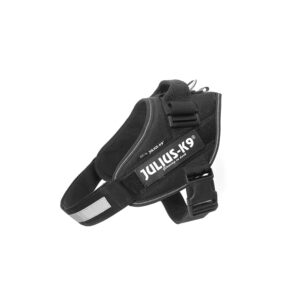 Arnés Julius-K9 IDC, 0/M–L, 58–76 cm/40 mm, Negro