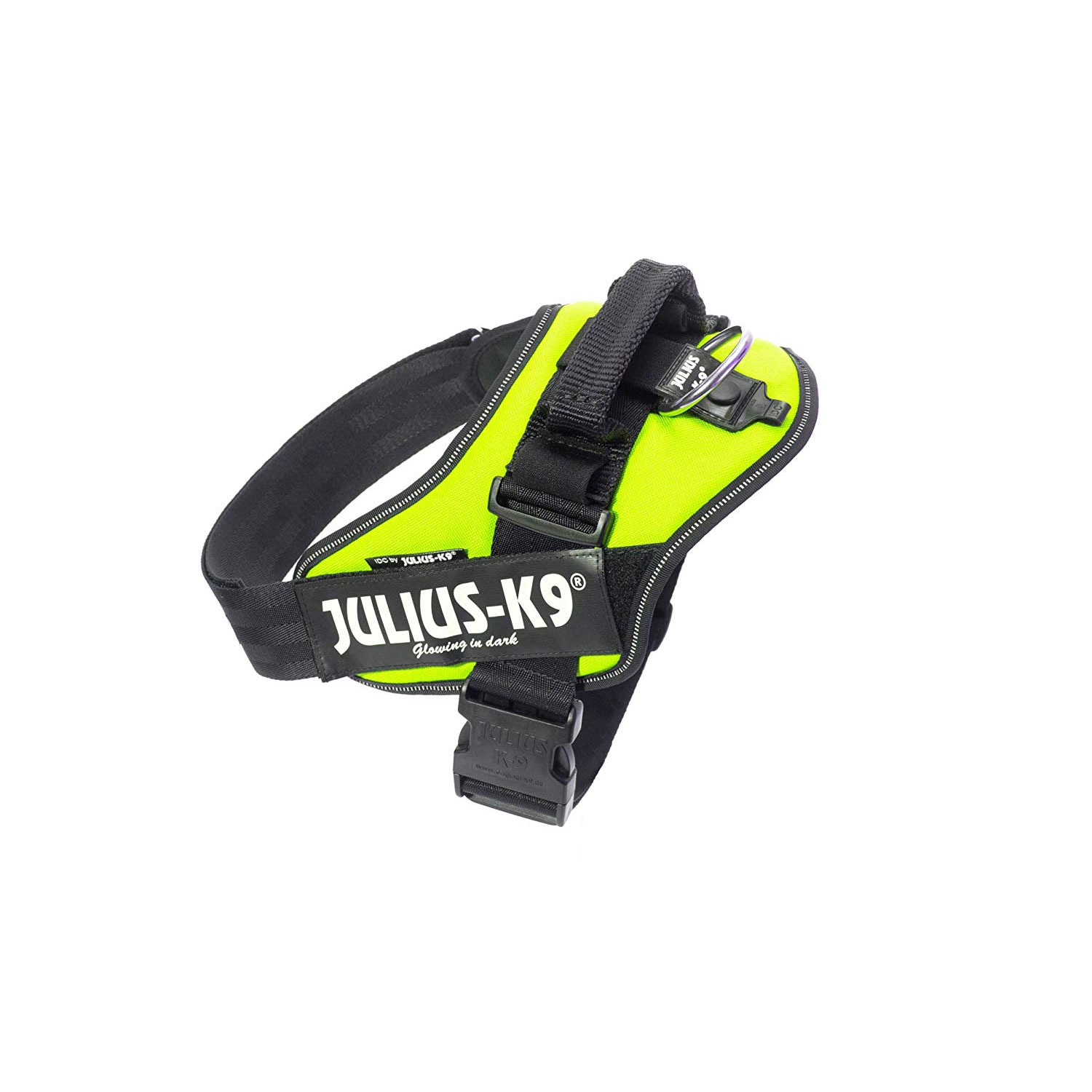 Arnés Julius-K9 IDC, 2/L–XL, 71–96 cm/50 mm, Amarillo Neón