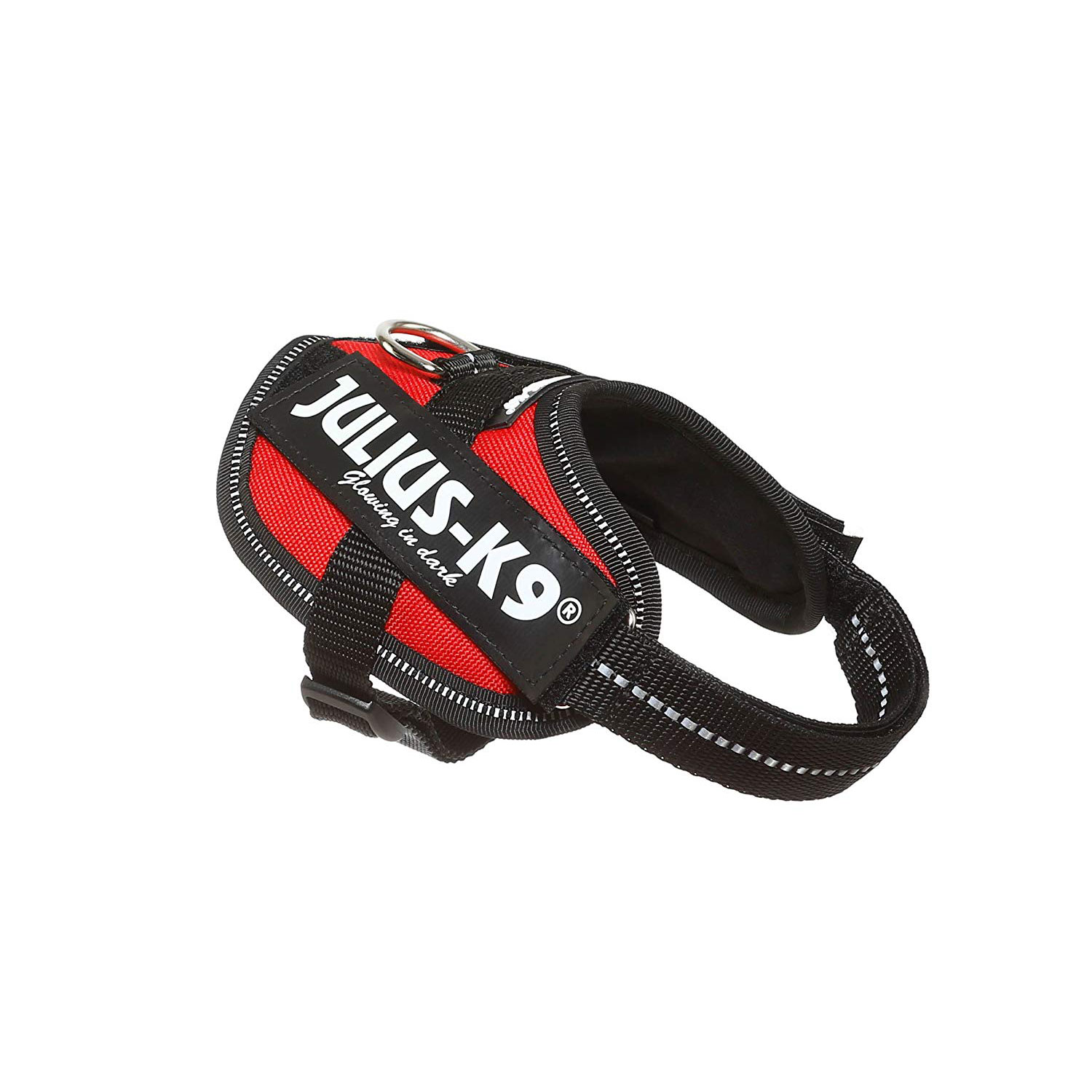 Arnés Julius-K9 IDC, Baby 2/XS–S, 33–45 cm/18 mm, Rojo
