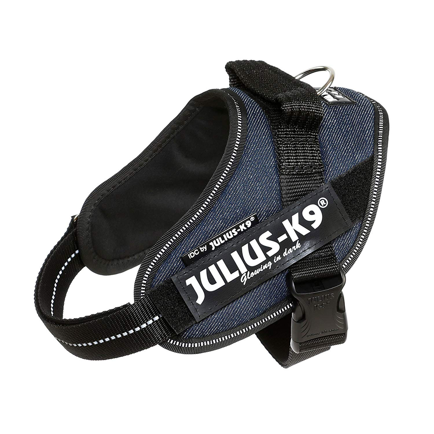 Arnés Julius-K9 IDC, Mini/M, 49–67 cm/22 mm, Vaquero