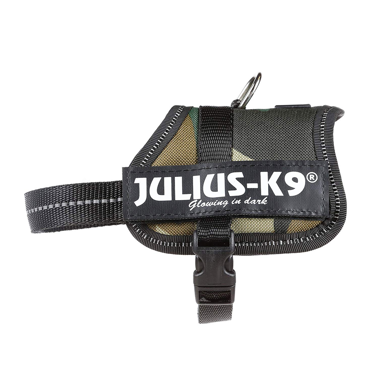 Arnés Julius-K9 Power, Baby 2/XS–S, 33–45 cm/18 mm, Camuflaje