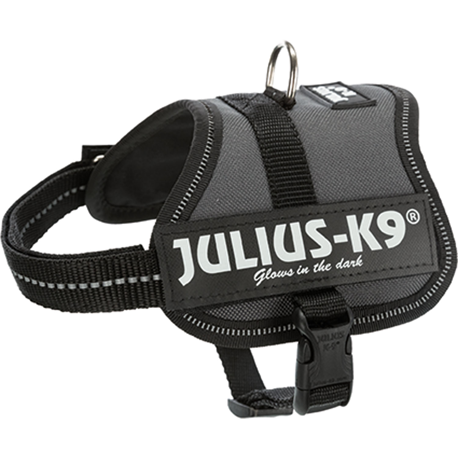 Arnés Julius-K9® Power, Mini/M: 51–67 cm/28 mm, Antracita