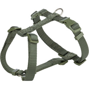 Arnés Premium, S–M, 42–60 cm/15 mm, Oliva-Verde