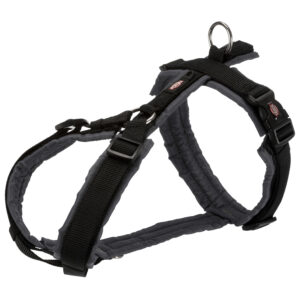 Arnés Trekking NEW Premium, L: 70–85cm/25mm, Negro/Grafito