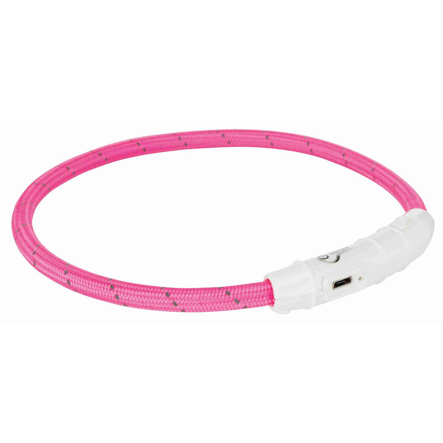 Aro con Luz Flash USB, M-L, 45 cm/ø7 mm, Rosa