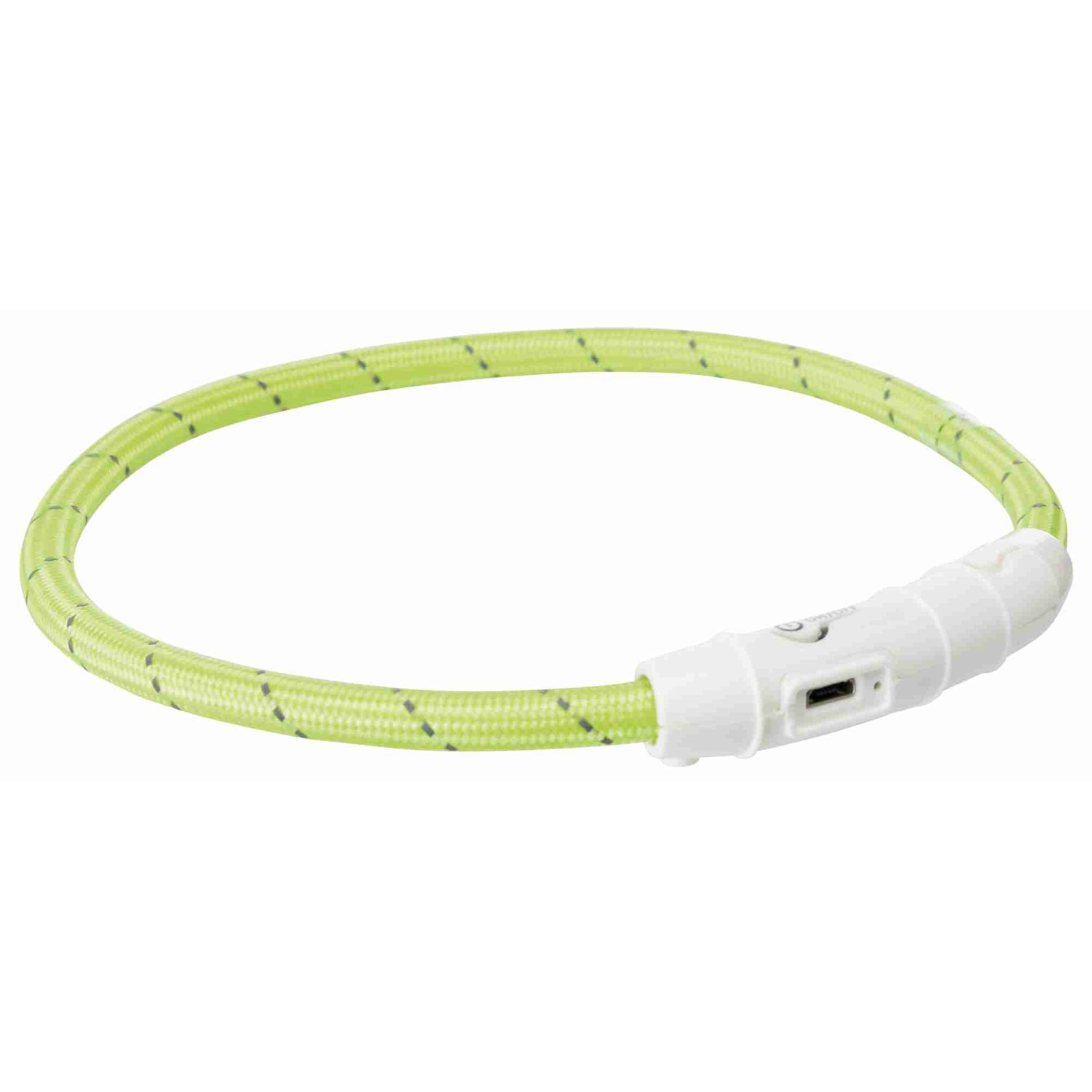 Aro con Luz Flash USB, XS-S, 35 cm/ø7 mm, Verde - Imagen 2