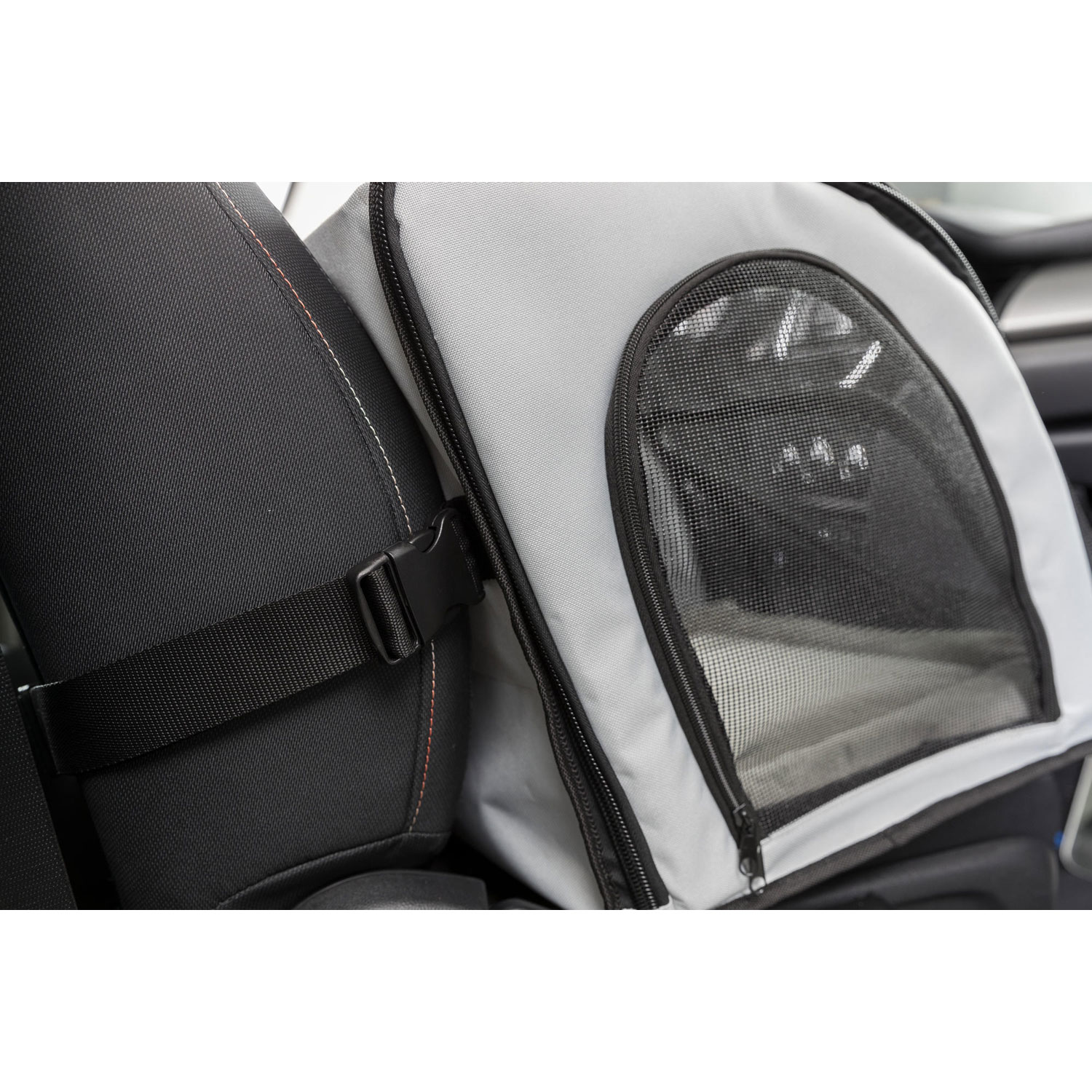 Asiento para Coche, 44 × 37 × 40 cm, Gris/Negro - Imagen 7
