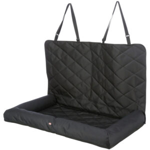 Asiento para coches, doble, doble, 95 × 10 × 50 cm, Negro