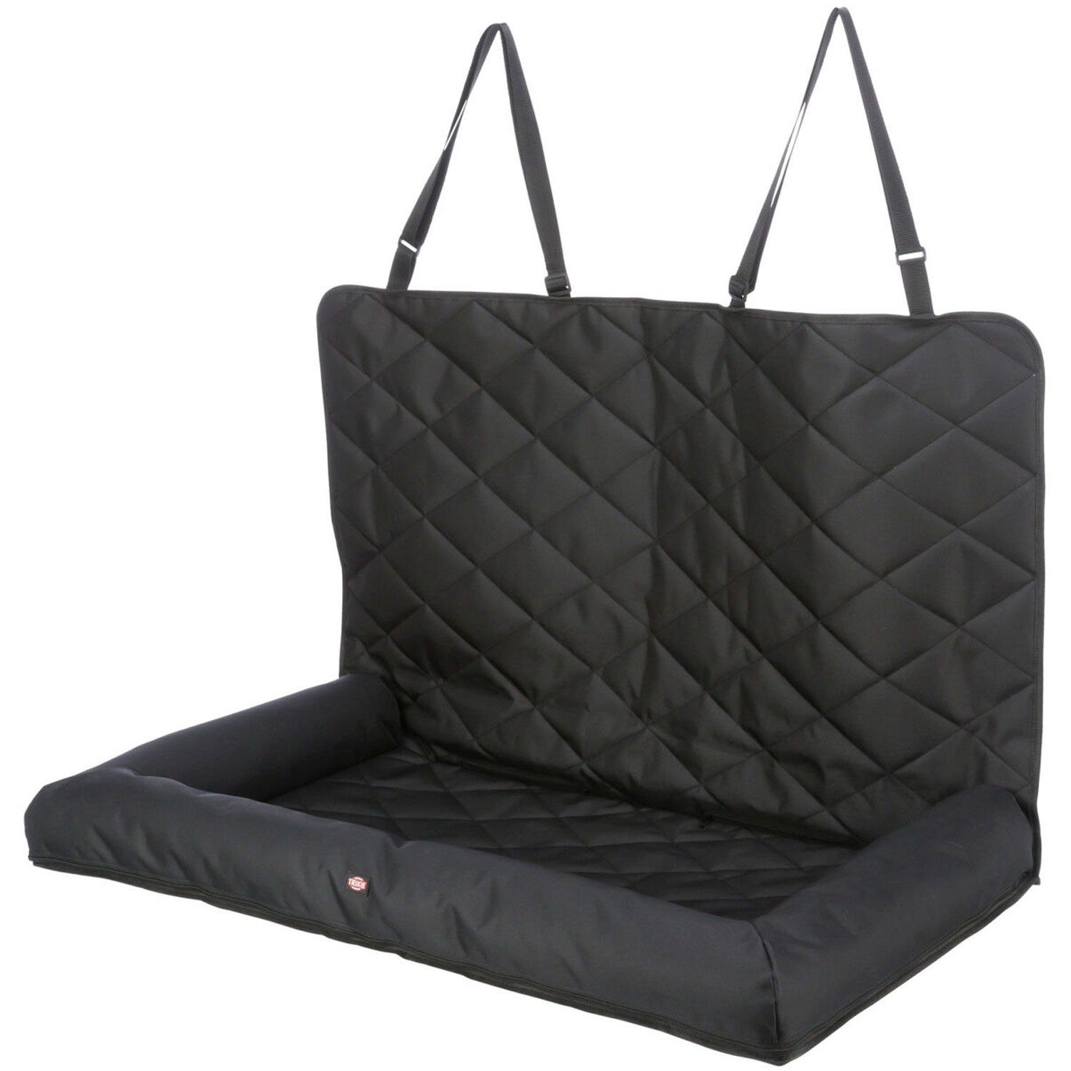 Asiento para coches, doble, doble, 95 × 10 × 50 cm, Negro