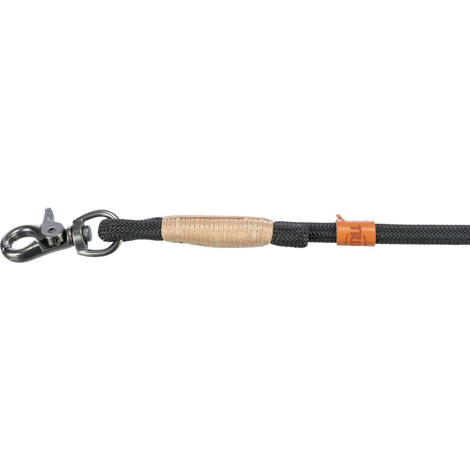 BE NORDIC Correa, S–M: 1.00 m/ø 8 mm, Negro/Arena - Imagen 2