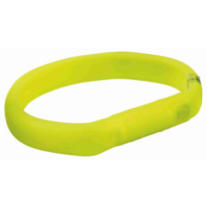 Banda con Luz Flash USB, M-L, 50 cm/17 mm, Verde