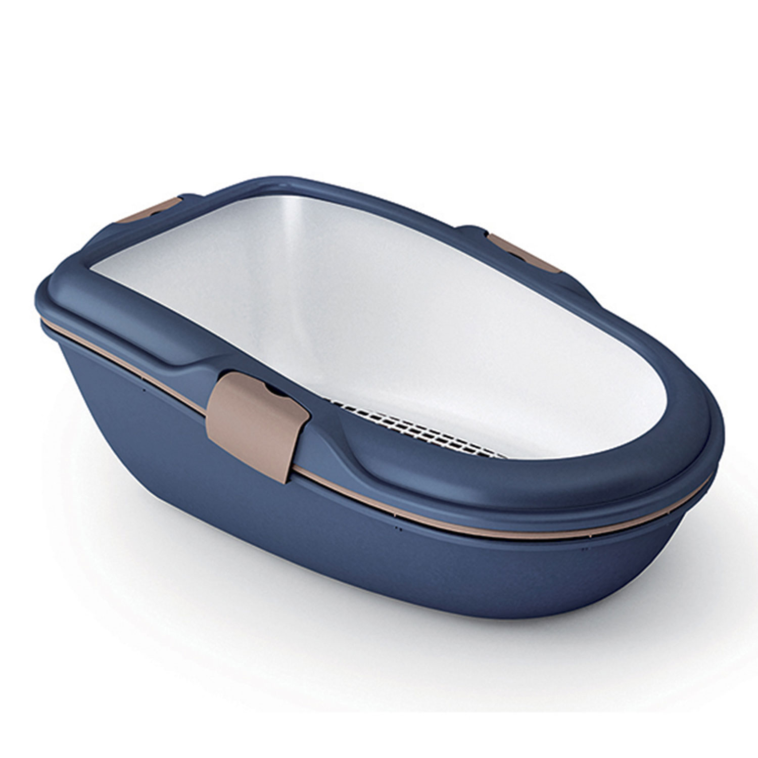 Bandeja Gatos Furba Chic Maxi, 69.5 x 47 x 26 cm, Marino