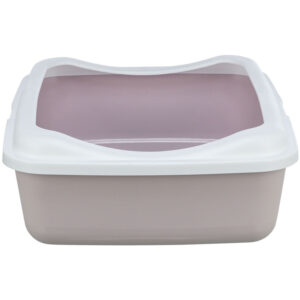 Bandeja Higiénica Classic, 37 × 15 × 48 cm, Lila/Blanco