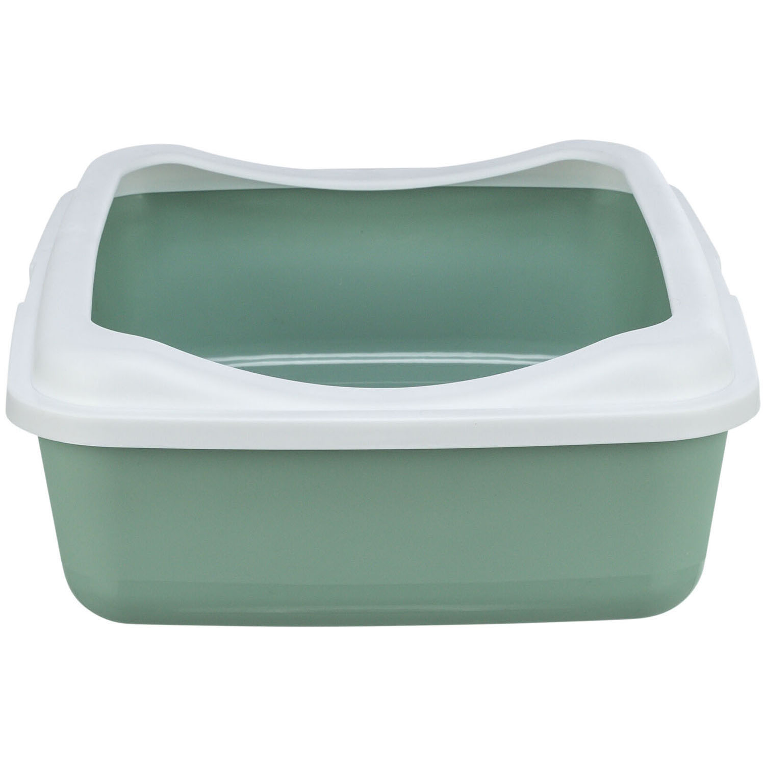 Bandeja Higiénica Classic, 37 × 15 × 48 cm, Salvia/Blanco - Imagen 2