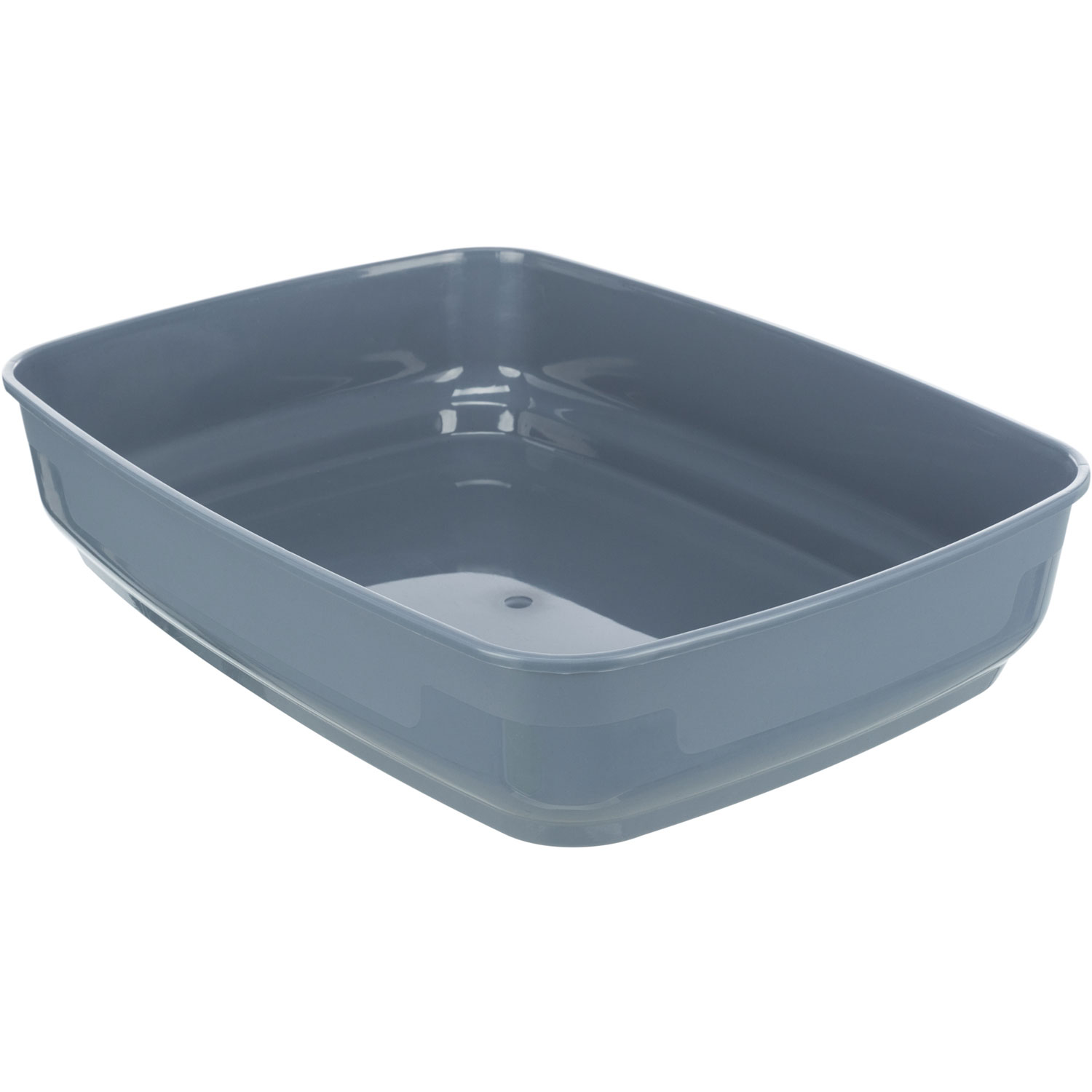 Bandeja Higiénica Delio con Borde, 38 × 20 × 50 cm, Gris/Blanco - Imagen 2