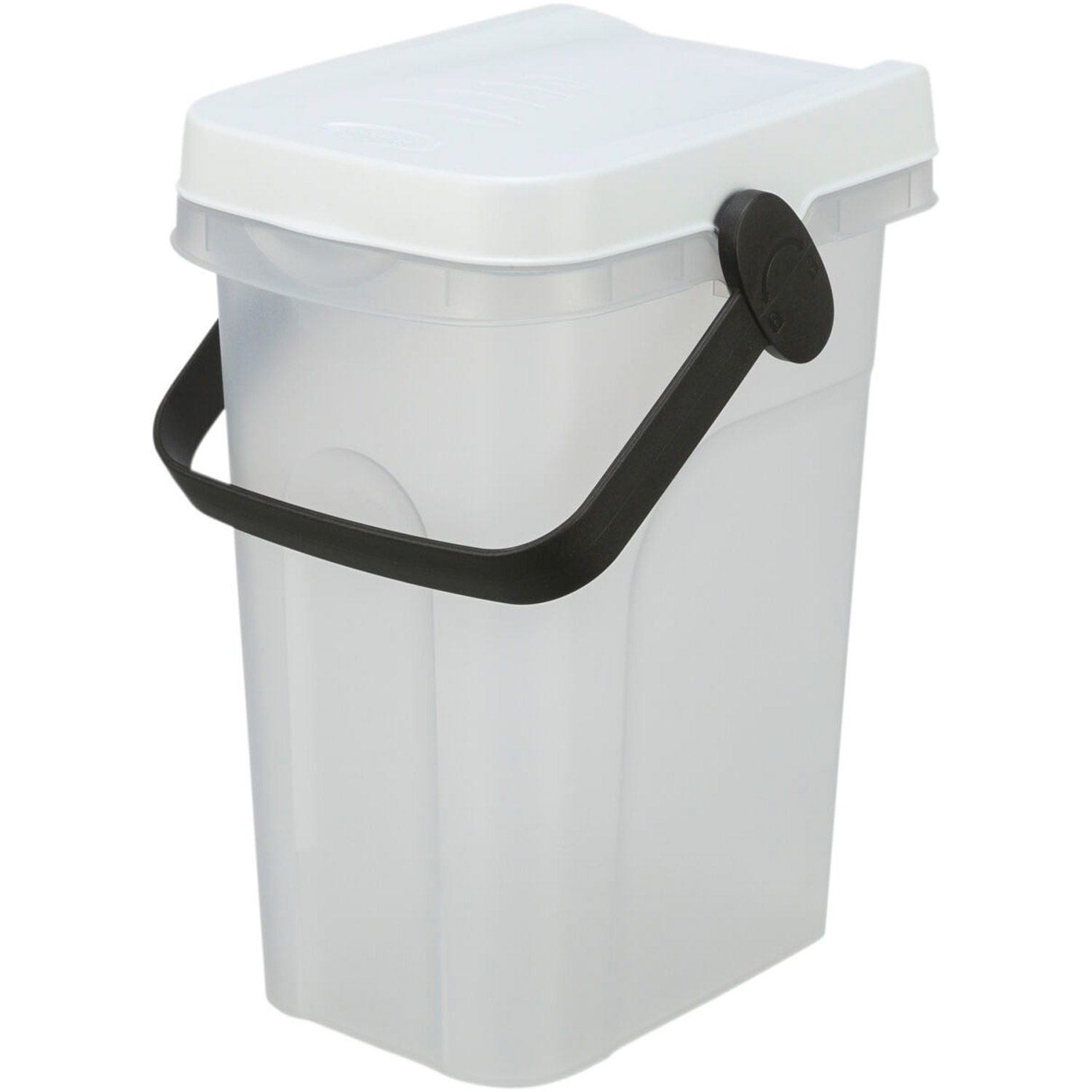 Barril, plástico, 7l, 18 × 30 × 22 cm, transparente