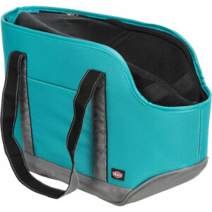 Bolsa Alea, 20 × 27 × 44 cm, Azul petróleo/Gris