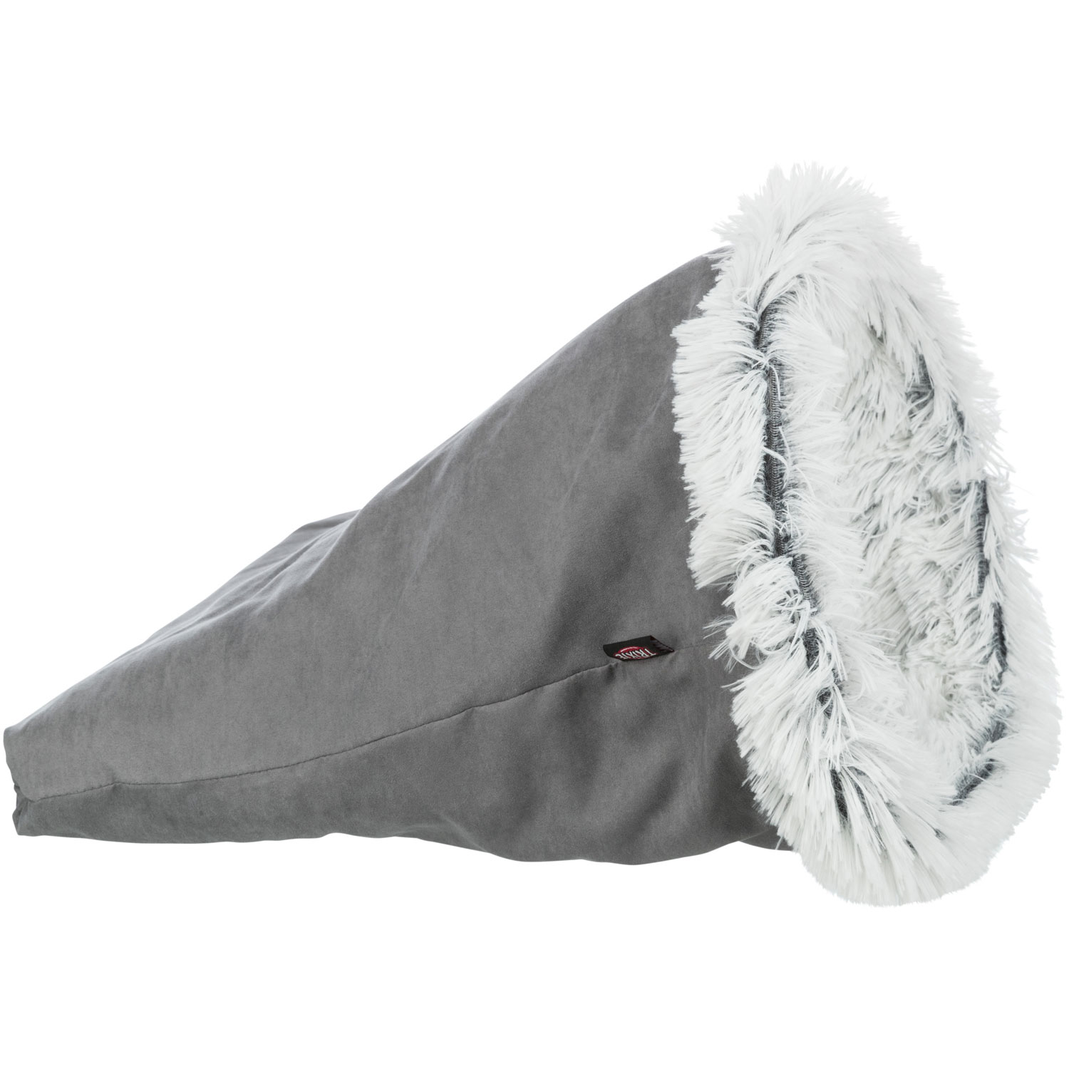 Bolsa de peluche Harvey, ø 30 × 50 cm, Gris/Blanco-Negro - Imagen 2