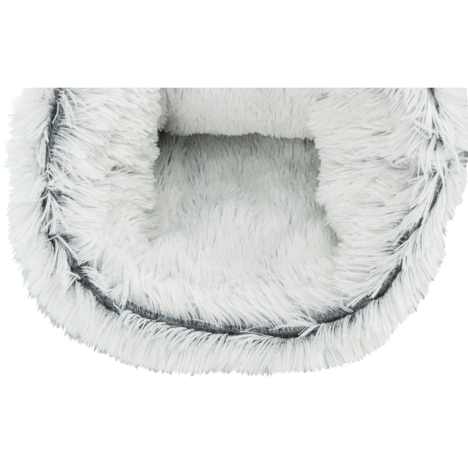 Bolsa de peluche Harvey, ø 30 × 50 cm, Gris/Blanco-Negro - Imagen 3