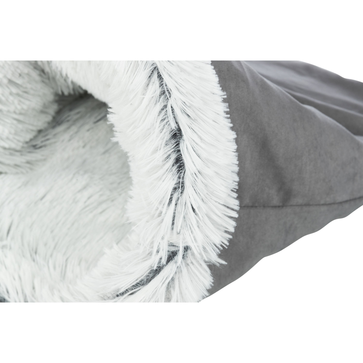 Bolsa de peluche Harvey, ø 30 × 50 cm, Gris/Blanco-Negro - Imagen 4