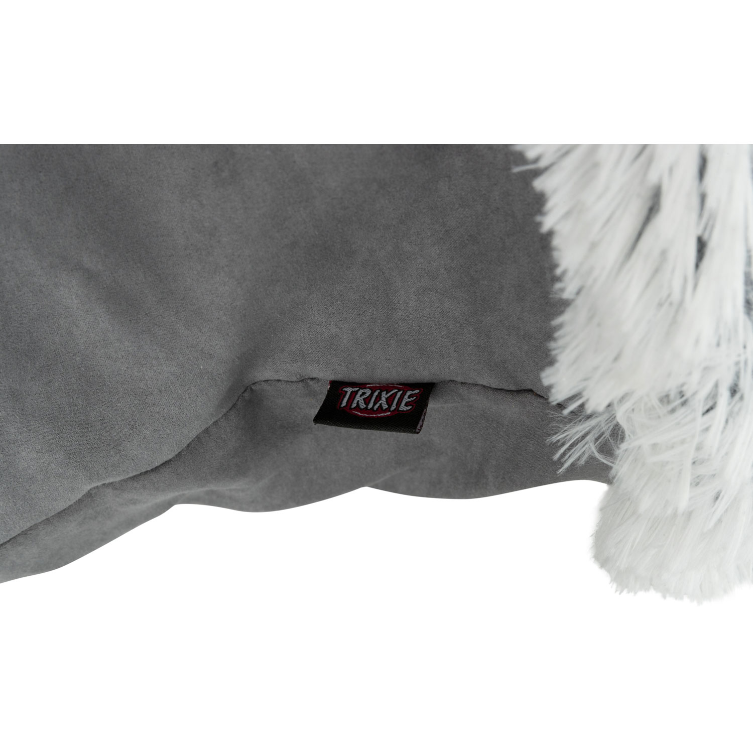 Bolsa de peluche Harvey, ø 30 × 50 cm, Gris/Blanco-Negro - Imagen 5
