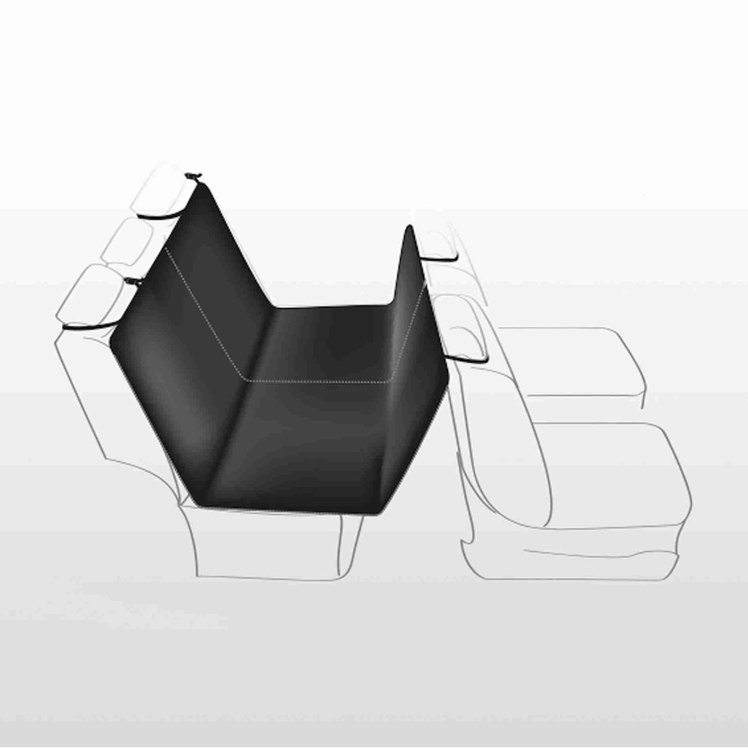 Bolsa extra protectora asientos, 1.50 x 1.35 m, Negro - Imagen 2
