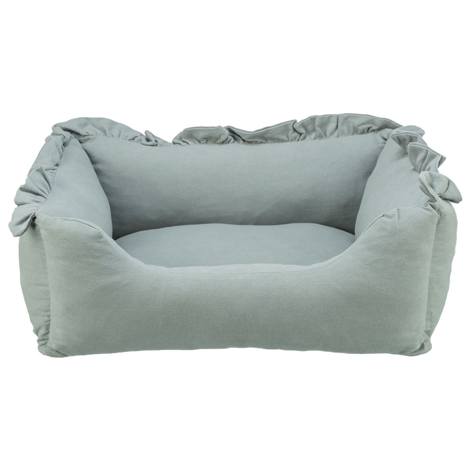 Cama Amelie, cuadrada, 100 × 70 cm, Salvia