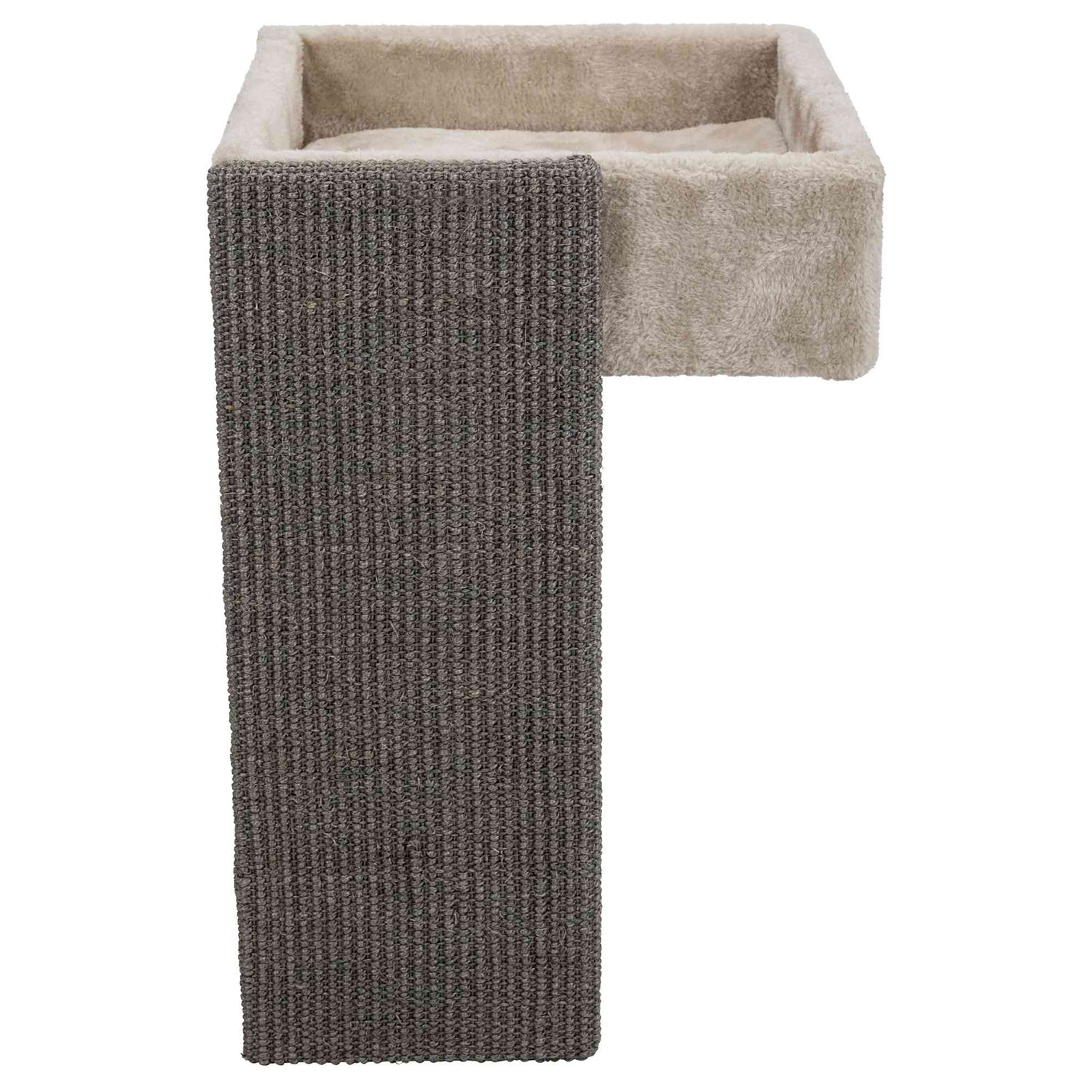 Cama Estanterías, Superficie Rascadora, 33 × 48 × 37 cm, Gris claro - Imagen 2
