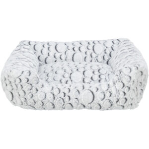 Cama Mila, Blanco-Gris, 50 × 40 cm