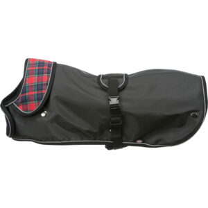 Capa Hermy 2 en 1, XS, 28 cm, Negro/Rojo