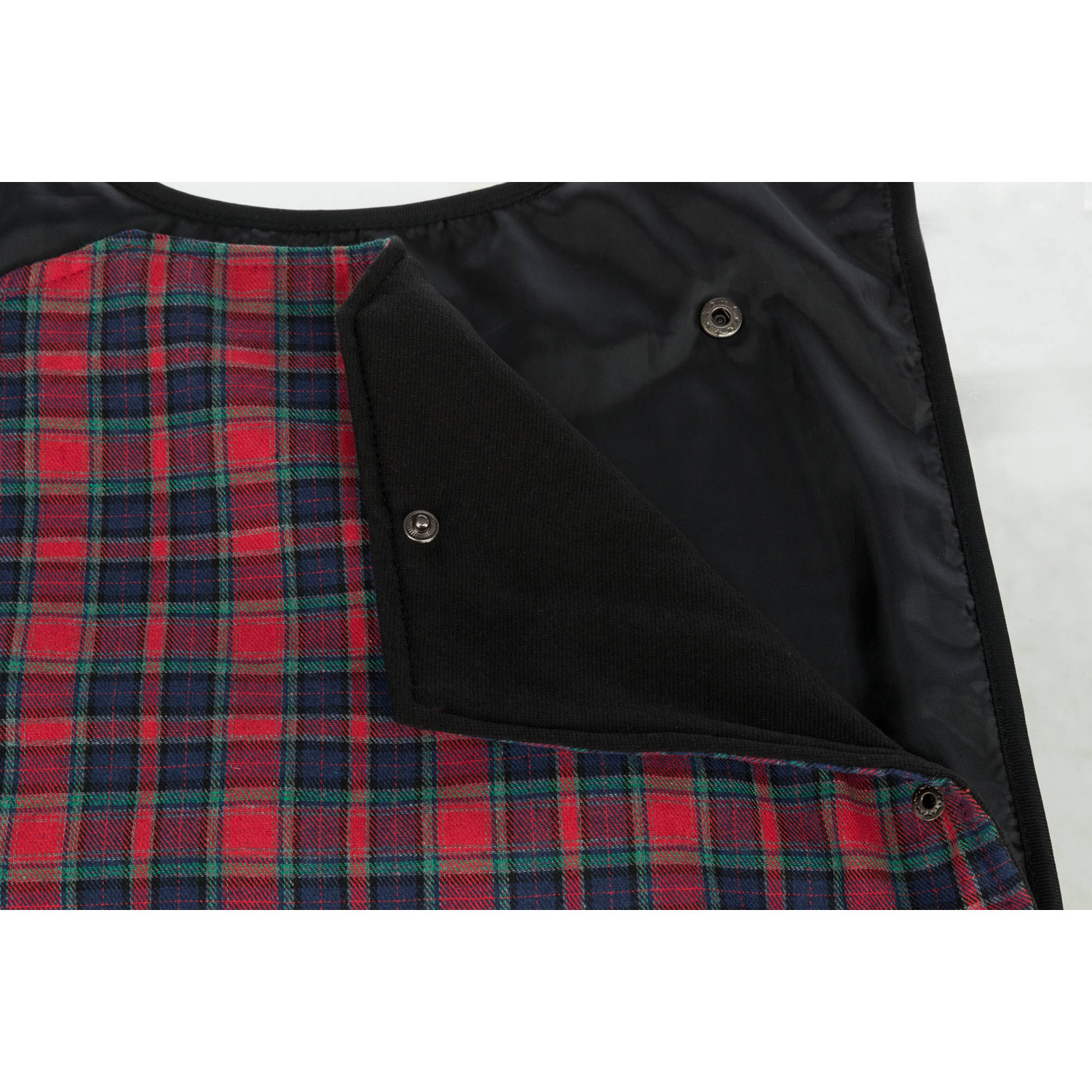 Capa Hermy 2 en 1, XS, 28 cm, Negro/Rojo - Imagen 6