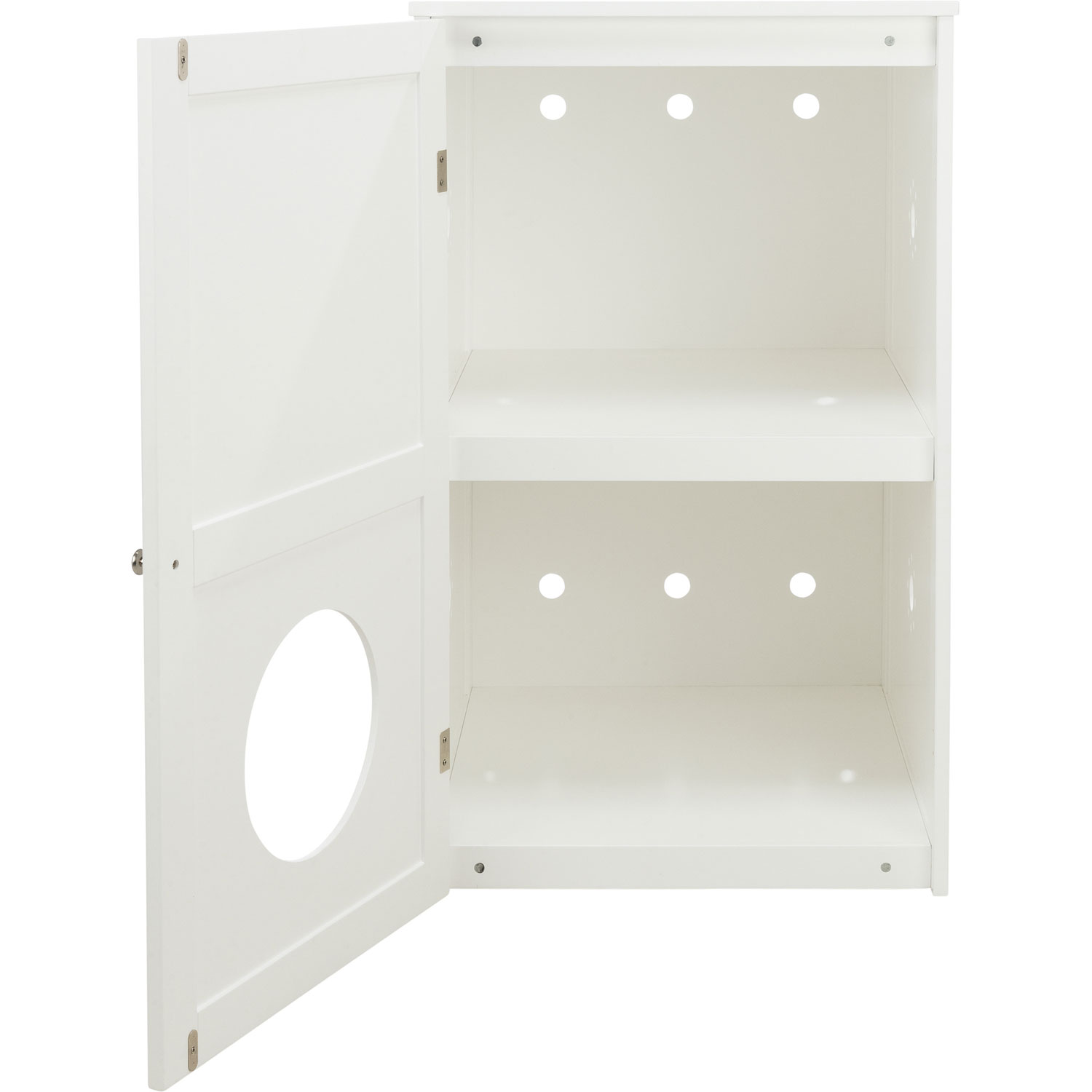Casa para Gatos con 2 Pisos, 53 × 90 × 58 cm, Blanco - Imagen 4