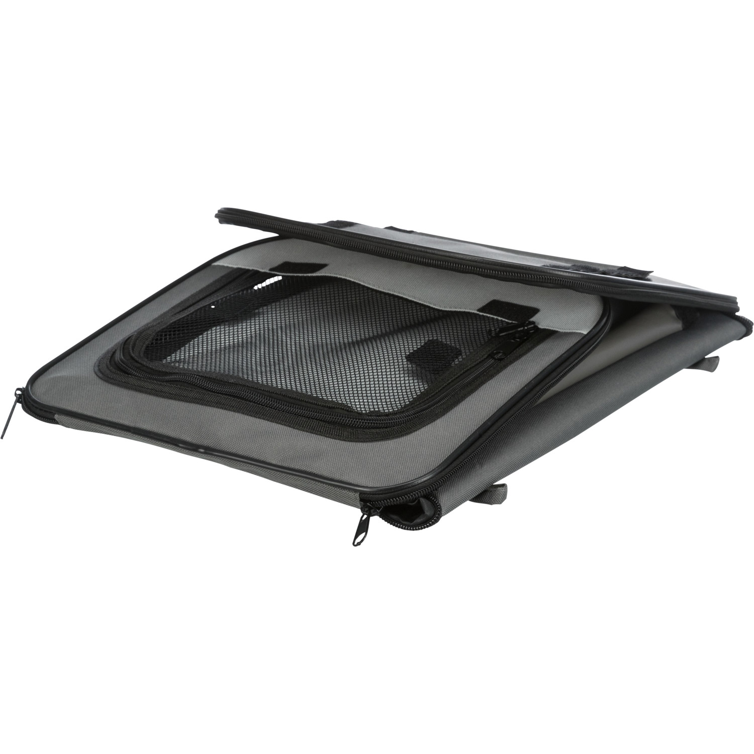 Caseta Desmontable 3, 50 x 50 x 60 cm, Gris oscuro-Gris claro
