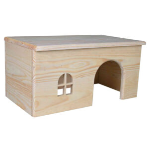 Casita Madera para Conejos, 40 × 20 × 23 cm