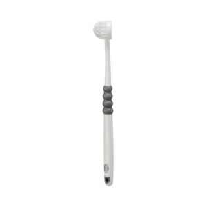 Cepillo de dientes, 18 cm, blanco/gris