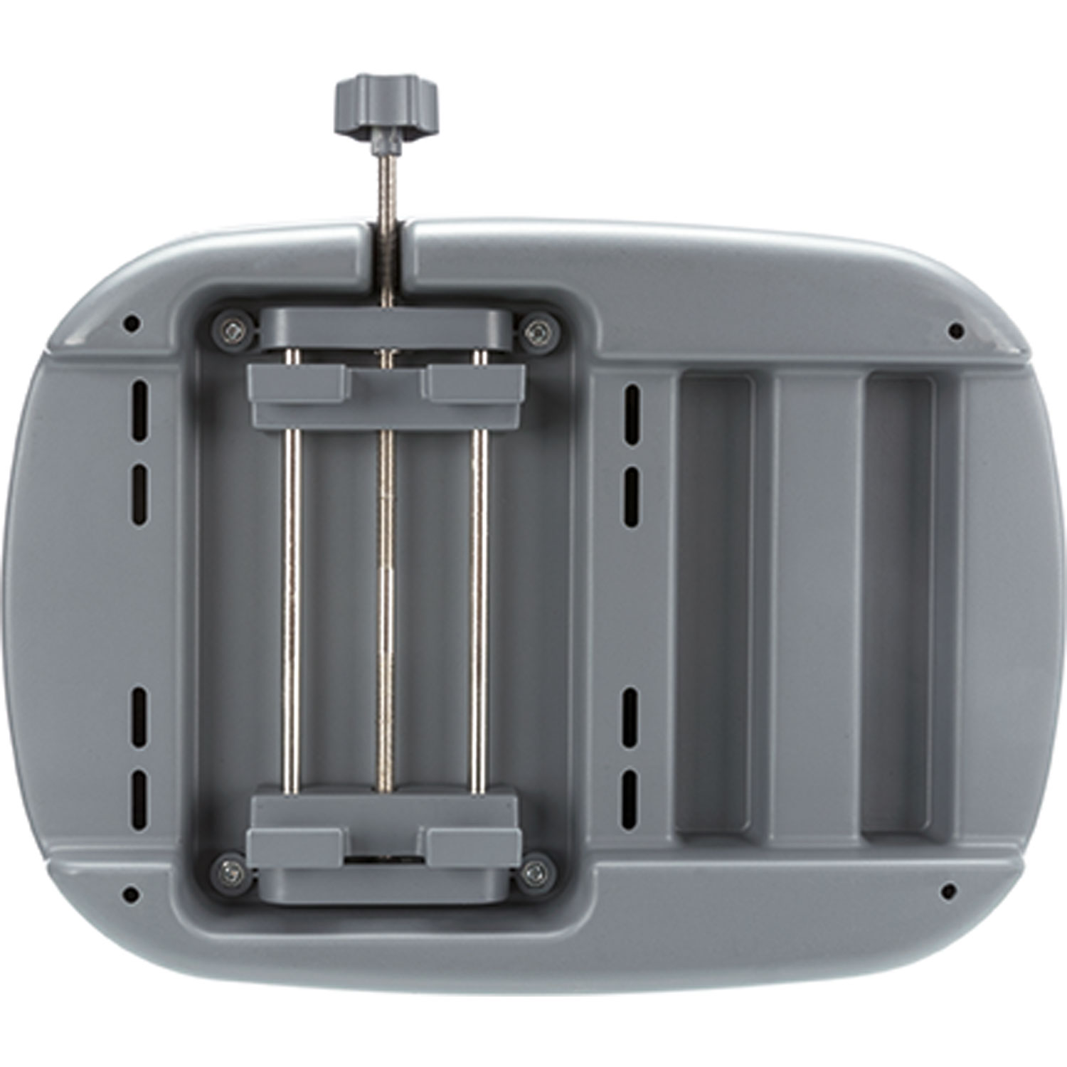 Cesta de Bicicleta para Portaequipajes, Plástico/metal, 36 × 47 × 46 cm, Gris - Imagen 2