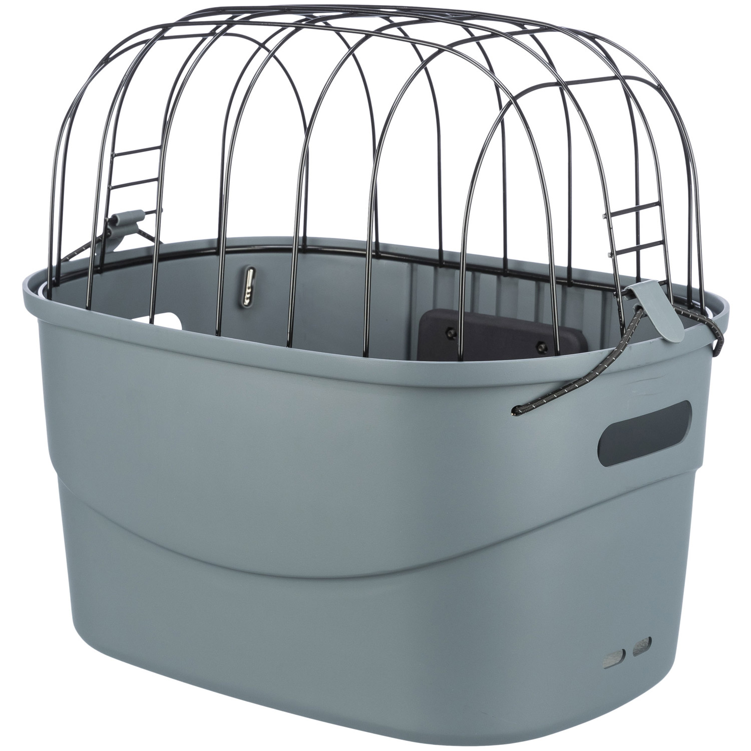 Cesta para Bicicleta, Gris, 42 × 39 × 30 cm - Imagen 2